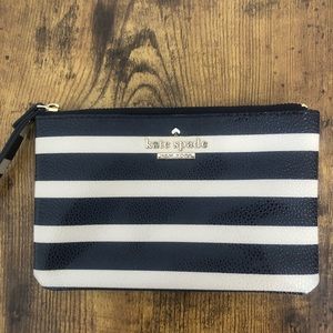 Kate Spade Striped Wristlet